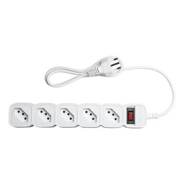 Imagem de Regua Tomada Filtro De Linha Protetor Energia Intelbras EPE 205 BR Branco