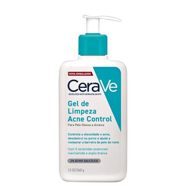 Imagem de CeraVe Acne Control - Gel de Limpeza Facial 340g