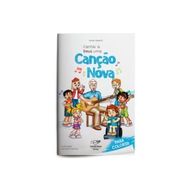 Imagem de Cantai a Deus uma canção nova - para colorir