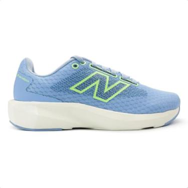 Imagem de Tenis New Balance 413v3 Feminino, Azul Claro/Verde Claro, 39