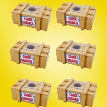 Imagem de Caixa Mágica | "O desafio é abri-la" | Enigma, Truque, Pegadinha, Mágica, Racha Cuca, Quebra-cabeça, Educativo, Lúdico, Diversão | (KIT 6 Uniddes) | 5 PONTOS@