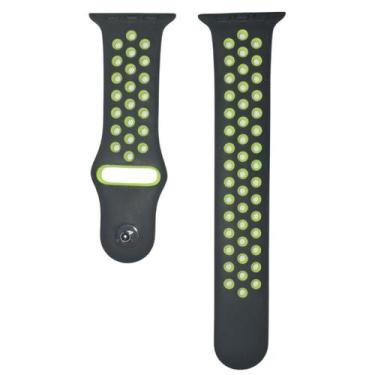 Imagem de Pulseira Silicone Esportiva Apple Watch 49mm 45mm 44mm 42mm - FENDIOR 
