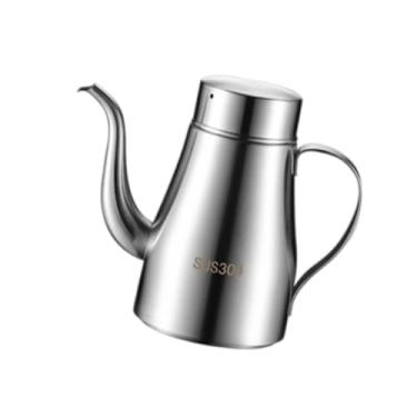 Imagem de IEUDNS Panela de óleo de cozinha, utensílios de cozinha de grande capacidade, recipiente multiuso à prova de vazamentos, garrafa de óleo para camping, 400ml