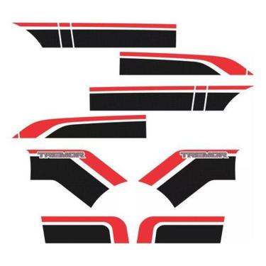 Imagem de Kit Adesivo Faixa Lateral E Capo Ford Ranger Tremor 2021