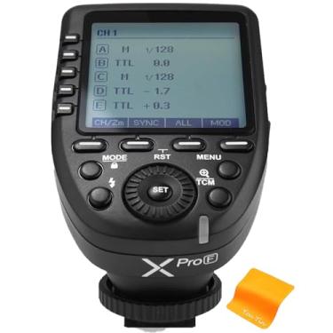 Imagem de Godox Disparador de Flash de Câmera Xpro-F para Fuji Fujifilm Controle Remoto Sem Fio 2,4GHz 1/8000s HSS TTL-Convert-Manual Design de Tela Grande Funções Personalizáveis