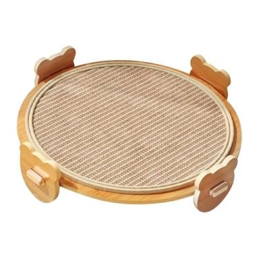 Imagem de Bothyi Tapete arranhador para gatos Sleeping Nest, acessório respirável para animais de estimação, almofada arranhadora para gatos pequenos, médios e grandes, Tapete Redondo de Sisal