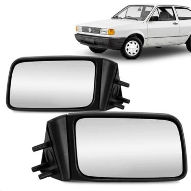 Imagem de Retrovisor Externo Gol Parati Voyage G1 Quadrado 1988 A 1994 Fixo (Direito Passageiro)