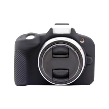 Imagem de Rieibi Capa EOS R50, capa protetora de silicone fosco para câmera Canon EOS R50 EOSR50, capa leve para câmera EOS R50 - preta