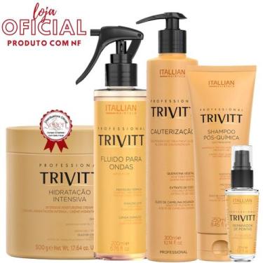 Imagem de Trivitt: Cauterização, Fluído para Ondas 200ml, Hidratação 500g, Repar