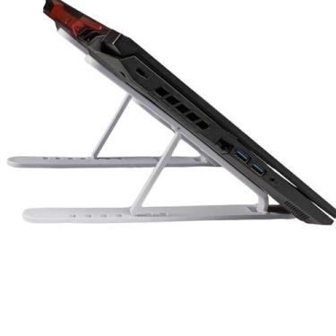 Imagem de Kit 2 Un Suporte Ergonomico Pra Notebook Universal Altura Ajustável Co