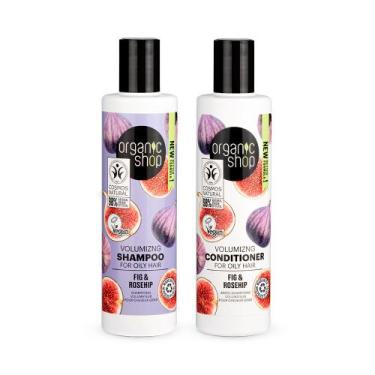 Imagem de Kit shampoo e Condicionador Cabelo Oleoso Organic Shop