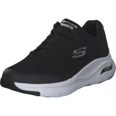 Imagem de Skechers Tênis masculino Arch Fit, tamanho 37, Preto/branco, 11.5 X-Wide