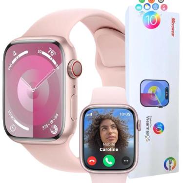 Imagem de Relógio Inteligente Watch 9 Wearmax W99 Plus AMOLED Prova dÁgua NFC As
