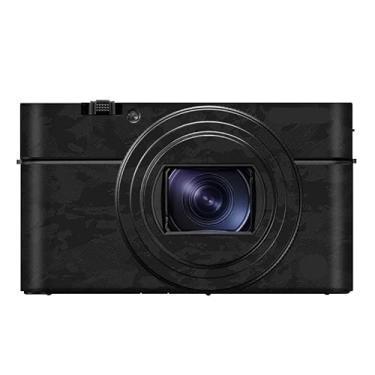 Imagem de Adesivo para o corpo da câmera película protetora acessórios para Sony RX100 V RX100 IV Vinyl Wrap Decalques RX100M4 RX100M5 RX100M5A (Knight Black)