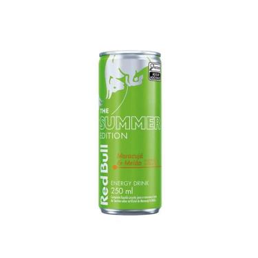 Imagem de Energético Red Bull Summer Sabor Maracujá e Melão 250ml, Maracujá e Me