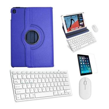 Imagem de Capa Smart Azul Tecl Mouse Branco Pel- iPad Air 5 10,9" 2022 - BDNET