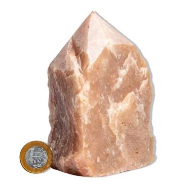 Imagem de 01 Quartzo Goiaba Pé e Bico 15 a 25cm 1 a 1.5kg Tipo B - CristaisdeCur