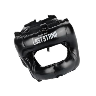 Imagem de Colaxi Capacete de boxe com cobertura total, leve, proteção para cabeça de kickboxing, para karatê, luta, sparring, taekwondo, sanda, Preto