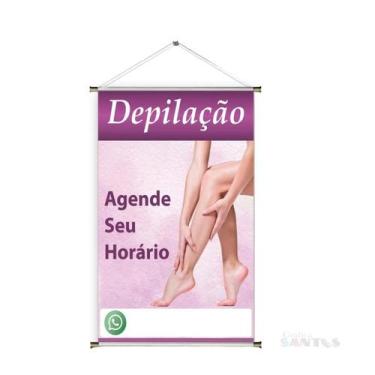 Imagem de Banner pronto Depilação BA 200 medida 45x70 cm arte pronta