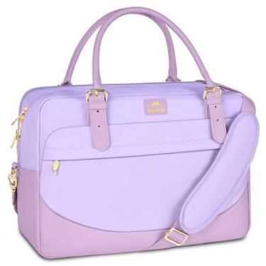 Imagem de Maleta para laptop MATEIN Fashion 15,6" resistente à água roxa