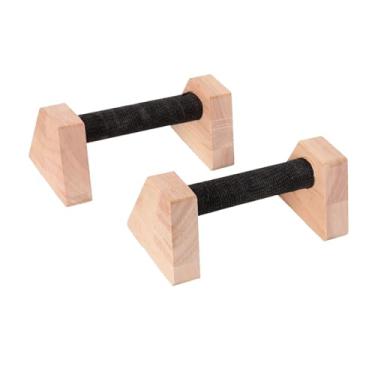 Imagem de simhoa 2 peças de suportes para flexão, blocos de parada de mão para homens, barra de flexão, equipamento de fitness doméstico, 20cm
