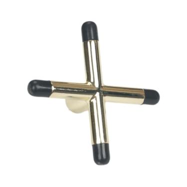 Imagem de Colaxi Suporte para taco de bilhar, suporte para tacos de sinuca, acessórios profissionais para bilhar, ferramenta auxiliar para mesa de bilhar, Black Dourado