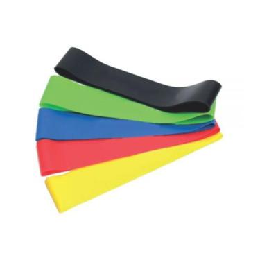 Imagem de KIT com 04 Faixas Elásticas Mini Band Fisio Pauher FG34 - Ortho Pauher