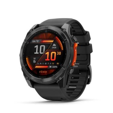 Imagem de Garmin Relógio Fenix 8x Cinza 51mm com Monitor Cardíaco de Pulso e GPS