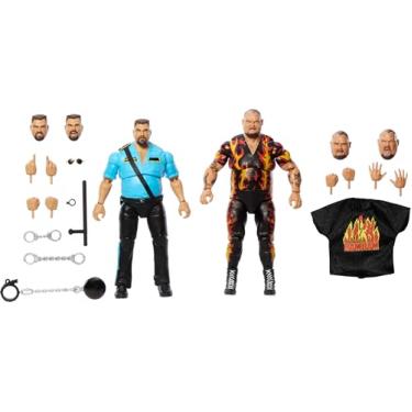Imagem de Mattel WWE Coliseum Collection Action Figure 2-Pack with Bam Bam Bigelow & Big Boss Man 6-inch Collectibles & Accessories Including Swappable Parts