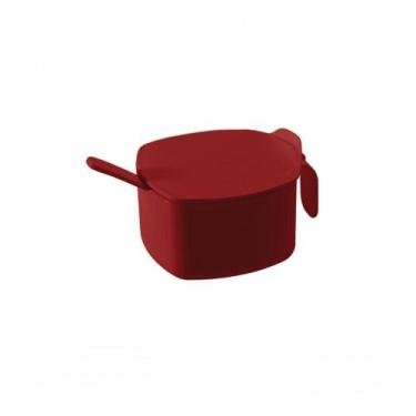Imagem de Açucareiro Due Casual 14,8 X 10,8 X 7,6 Cm 300 Ml Vermelho Bold Coza