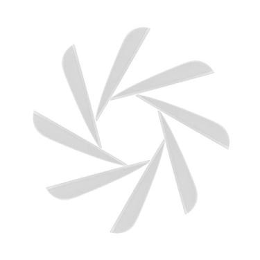 Imagem de Arco de flechas M.SJUMPPER Fletches de 3 polegadas de plástico TPU para caça, flecha de alvo (pacote com 51), Branco