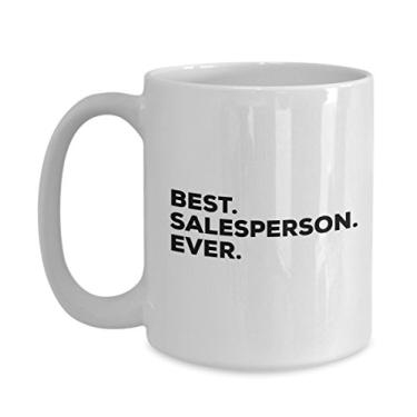 Imagem de Caneca Salesperson Ever – Caneca de café – Ideia de presente para vendedores – Presente inovador – de aniversário de Natal e formatura – Adicione ao presente
