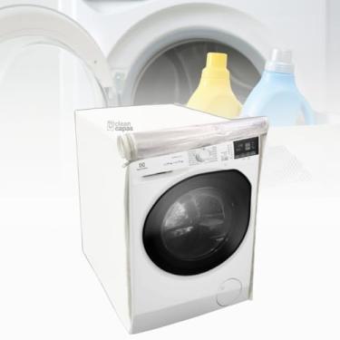 Imagem de CAPA PARA SECADORA ELECTROLUX 12KG PREMIUM CARE TRANSPARENTE (BRANCO)