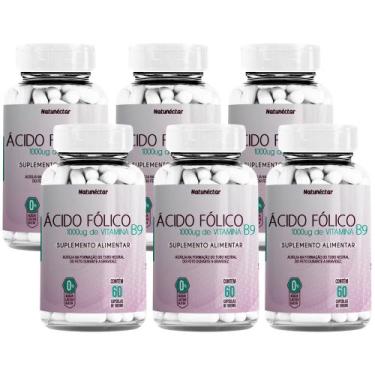 Imagem de Combo 360 Cápsulas Ácido Fólico 1000mcg Vitamina B9 Gestante - Natunéc
