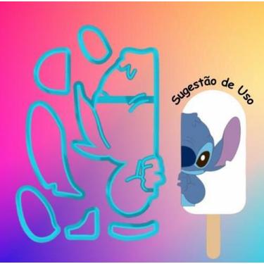 Imagem de Cortador Lillo Stitch Metade 7cm Não acompanha Arco/Palito - Embody 3d