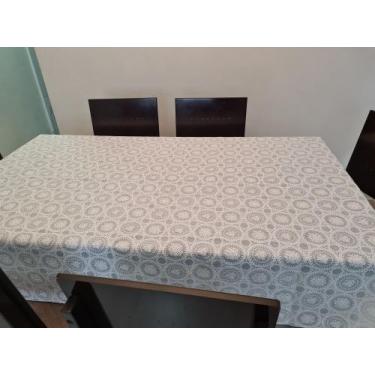 Imagem de Kit Toalha de Mesa 4Lugares Rendada TNT + Toalha de Cristal - Admirare
