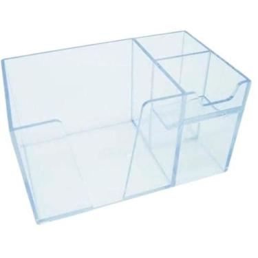 Imagem de Organizador de mesa Acrimet cristal com papel lembrete color