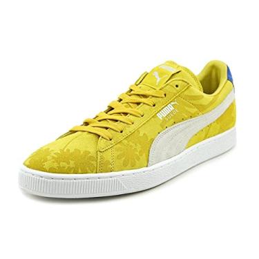 Imagem de PUMA Suede Classic Tropicalia Mens in Vibrant Yellow/White, 12