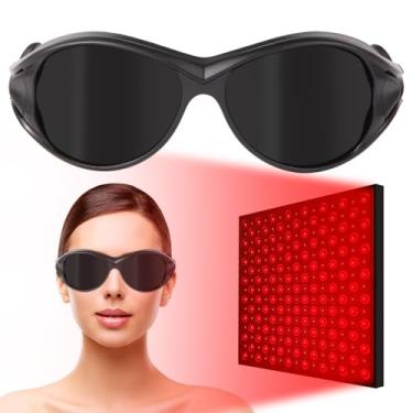 Imagem de FreeMascot Red Light Therapy Glasses, Laser Safety Glasses IPL 200-2000nm, Eyes Protection for Tanning Goggles and Red Light Therapy