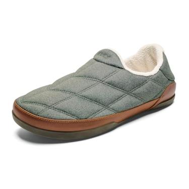 Imagem de OluKai Chinelo Puku'I masculino, cinza/cinza, 13, Cinza/cinza, 45