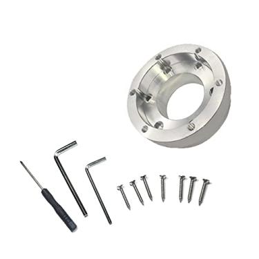 Imagem de Lumclaw For Logitech G29 G920 G923 13 Inch Steering Wheel Adapter Plate 70mm Pcd Racing Car Game Modification (Silver)