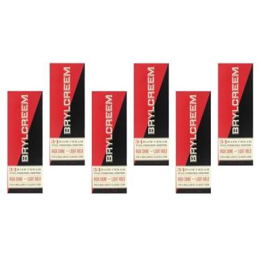 Imagem de Creme para cabelo Brylcreem 3 em 1 Styles fortalece as condições 165 m