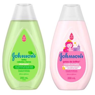 Imagem de Kit 1 Condicionador Johnson's Gotas de Brilho 200ml - JXJ