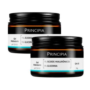 Imagem de Kit 2 Gel Hidratante Principia GH-01 com 50g
