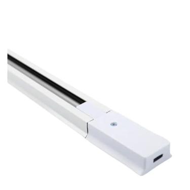 Imagem de Kit 2 Trilho Eletrificado P/spot Led 1,5 Metros Metal Branco