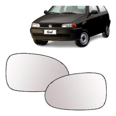 Imagem de Lente Retrovisor Com Base Gol Bola Parati 1995 A 1999