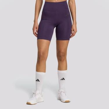 Imagem de Bermuda Adidas Optime ESS 7 Feminina Roxa, M
