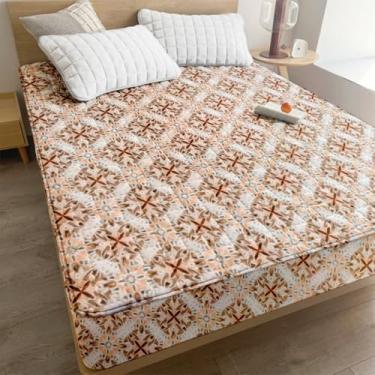 Imagem de Capa Protetora ImpermeáVel Para ColchãO 100% à Prova D'áGua - Matelada Com EláStico 360° - AntiáCaros E HipoalergêNica - Para ColchãO Casal, Queen E King(ESTAMPADO VARIADA3,Queen)