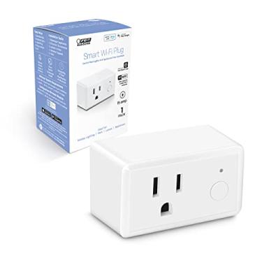 Imagem de Feit Electric WiFi funciona com Alexa e Google Home, aplicativo Feit, sem necessidade de hub, controle remoto de qualquer lugar, plugue de tomada inteligente de 15 Amp, interno, 120 volts, plástico