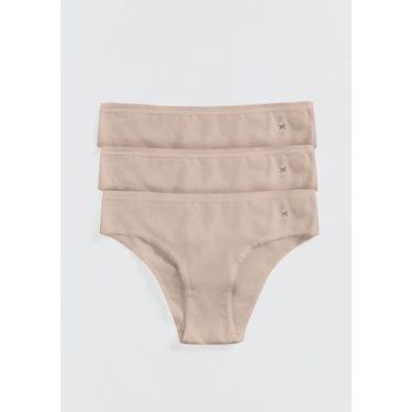 Imagem de Kit/3 Calcinha Biquíni Hering 77UG Feminina Malha Algodão T. P/XG, M, 